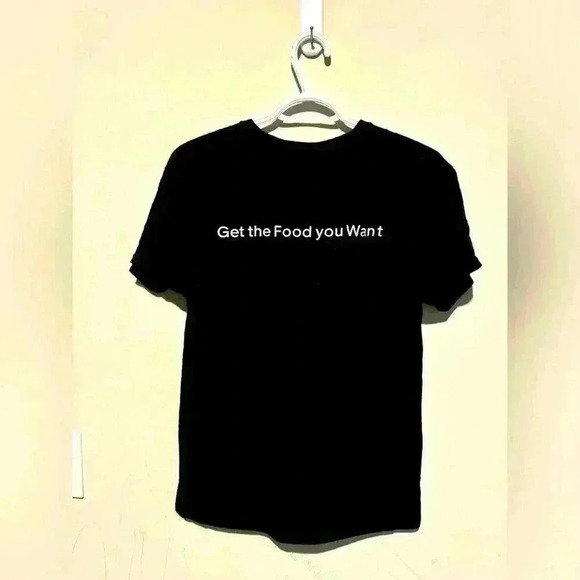 Uber eats delivery driver tshirt size  medium black - Picture 2 of 2